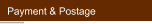 Payment & Postage